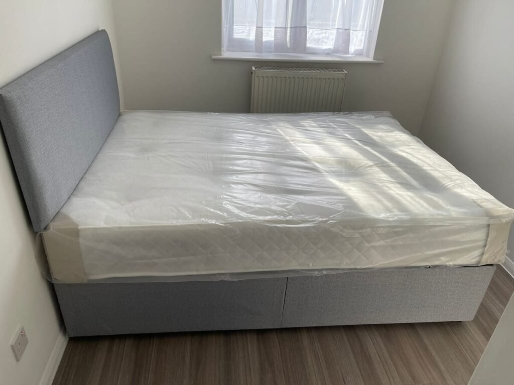 view of our own purchase testing rest assured adleborough 1400 pocket ortho mattress uk unboxing package arrival several weeks to months