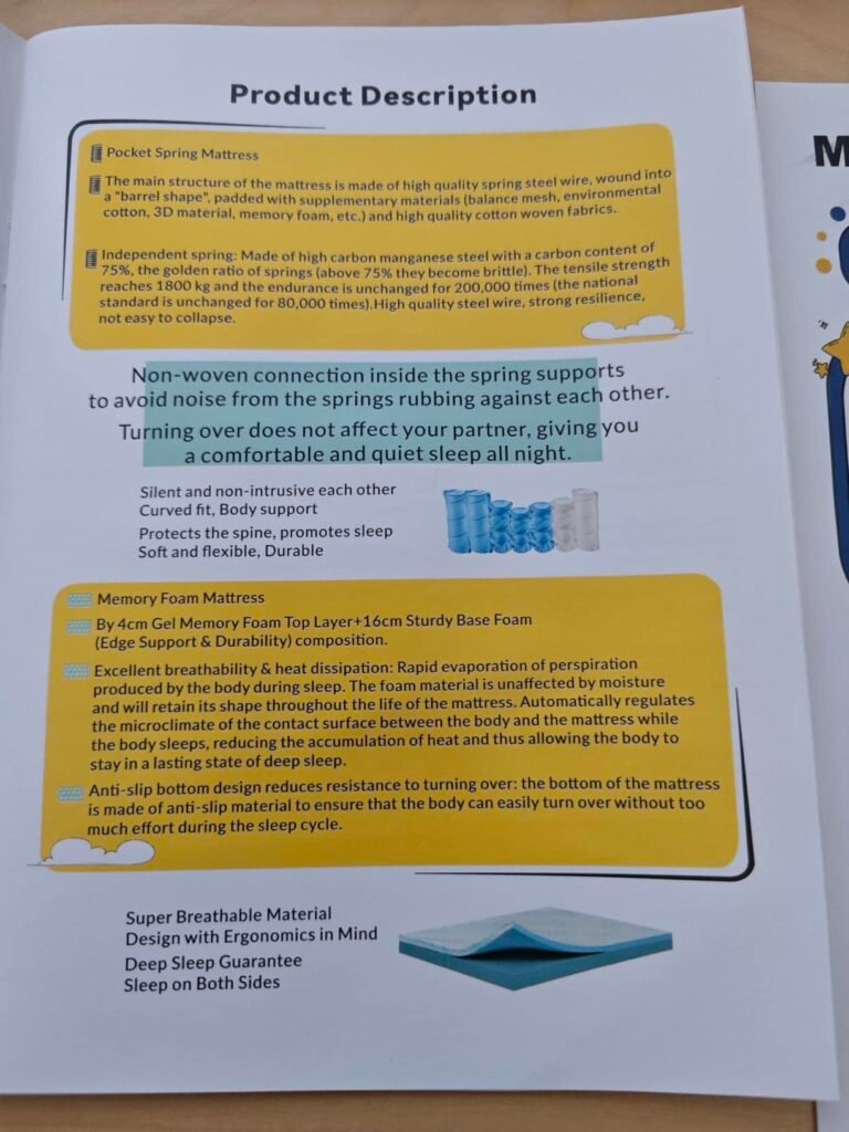 view of our own purchase memory foam firm mattress uk manual unboxing package arrival several weeks to months