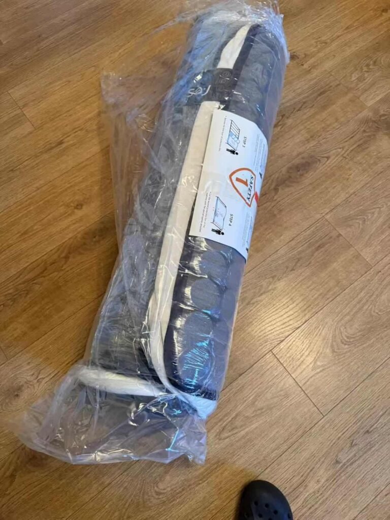 view of our own purchase testing resspry mattress for front sleepers uk unboxing package arrival several weeks to months